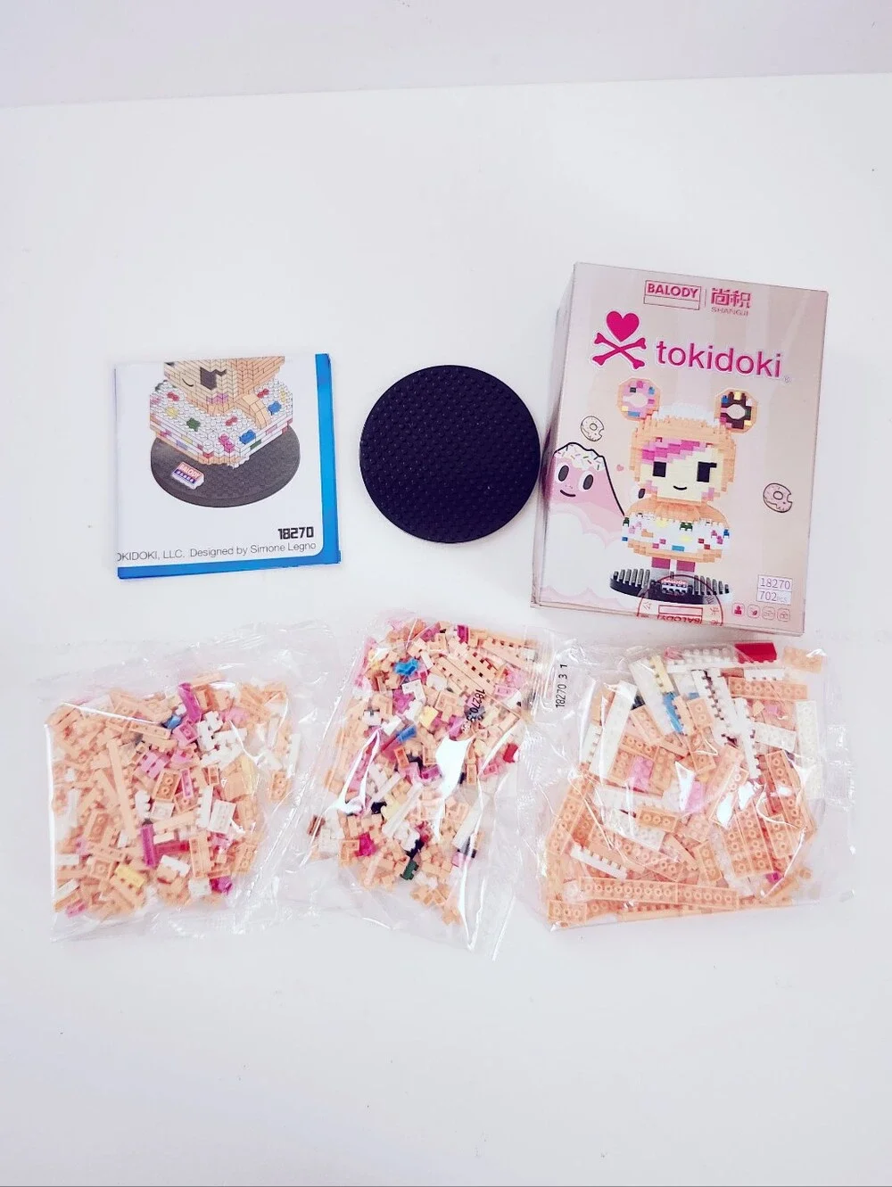 Balody x Tokidoki Donutella Lego Nano Blocks